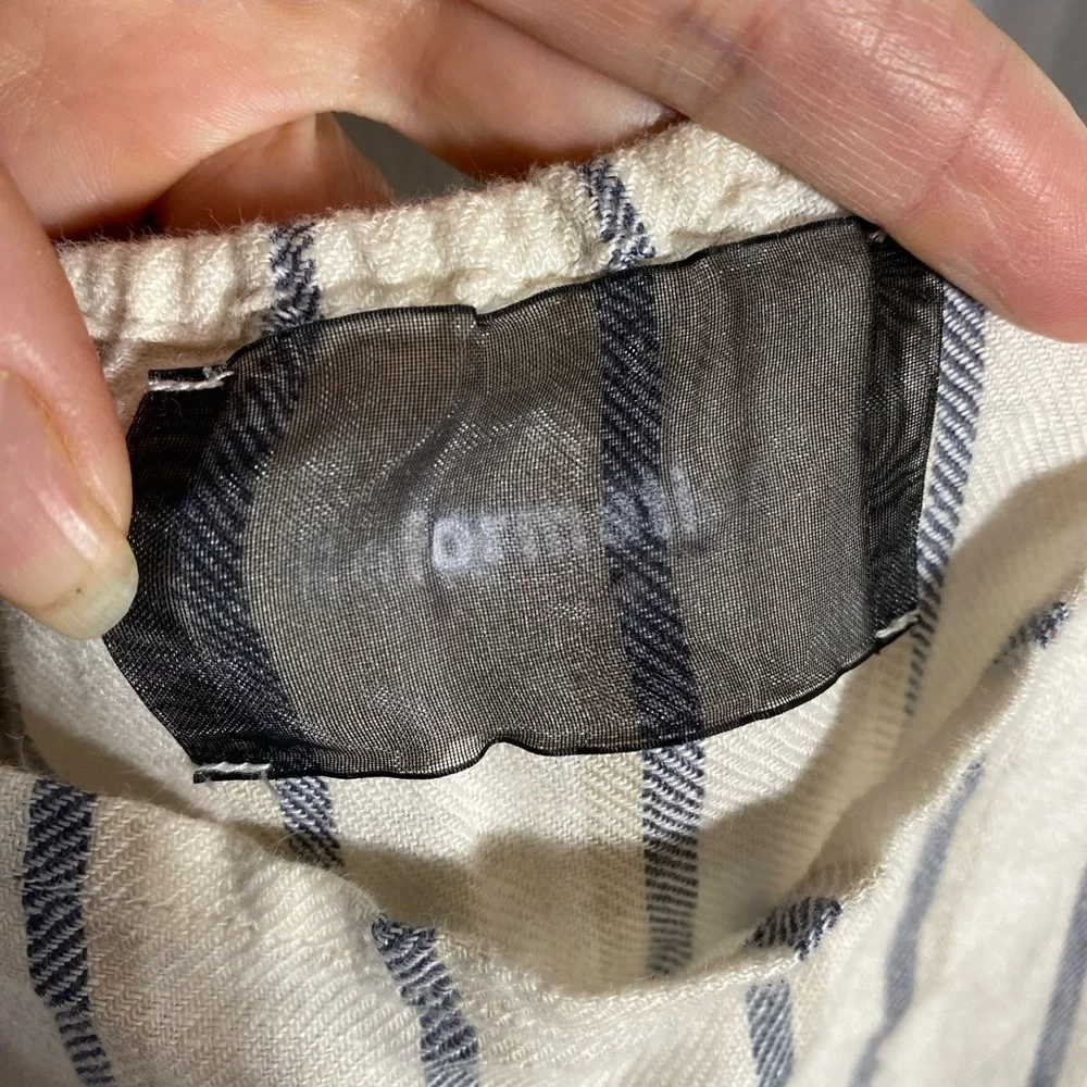 Reformation Elliot dress 100% Linen Striped Midi Dress Sleeveless - Picture 12 of 16